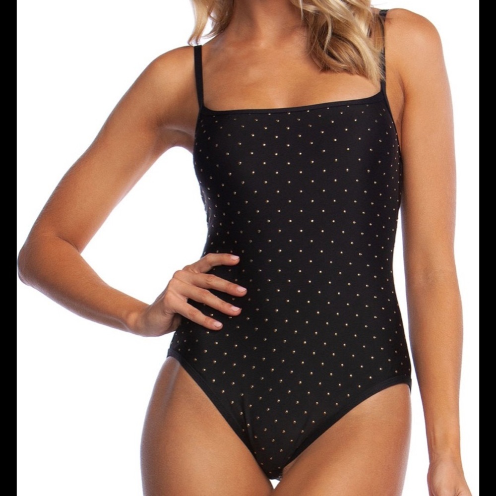 NWOT La Blanca Gold Mine one piece swimsuit